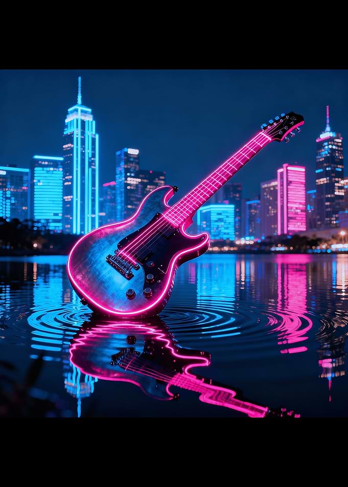 Neon Guitar
