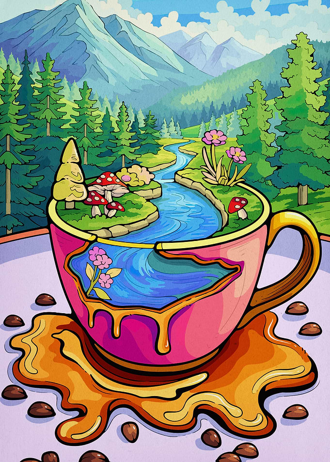 Landscape in a Cup