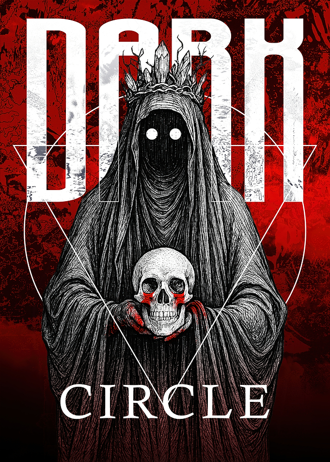 Dark Circle Grim Reaper Skull