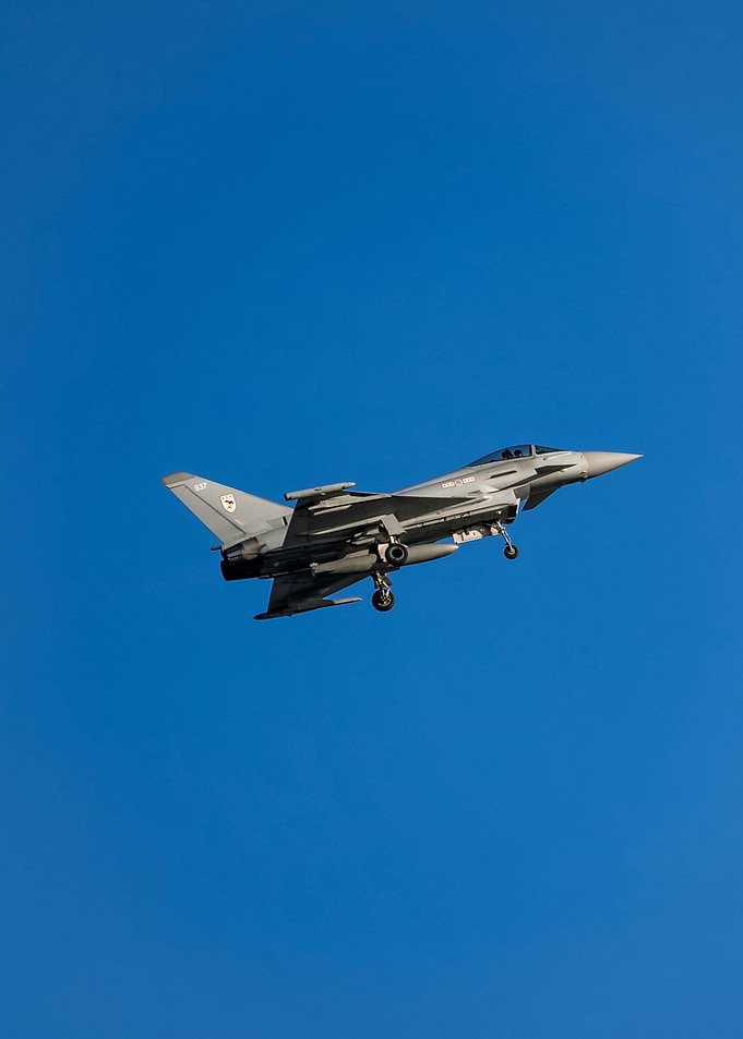Eurofighter Typhoon in flight