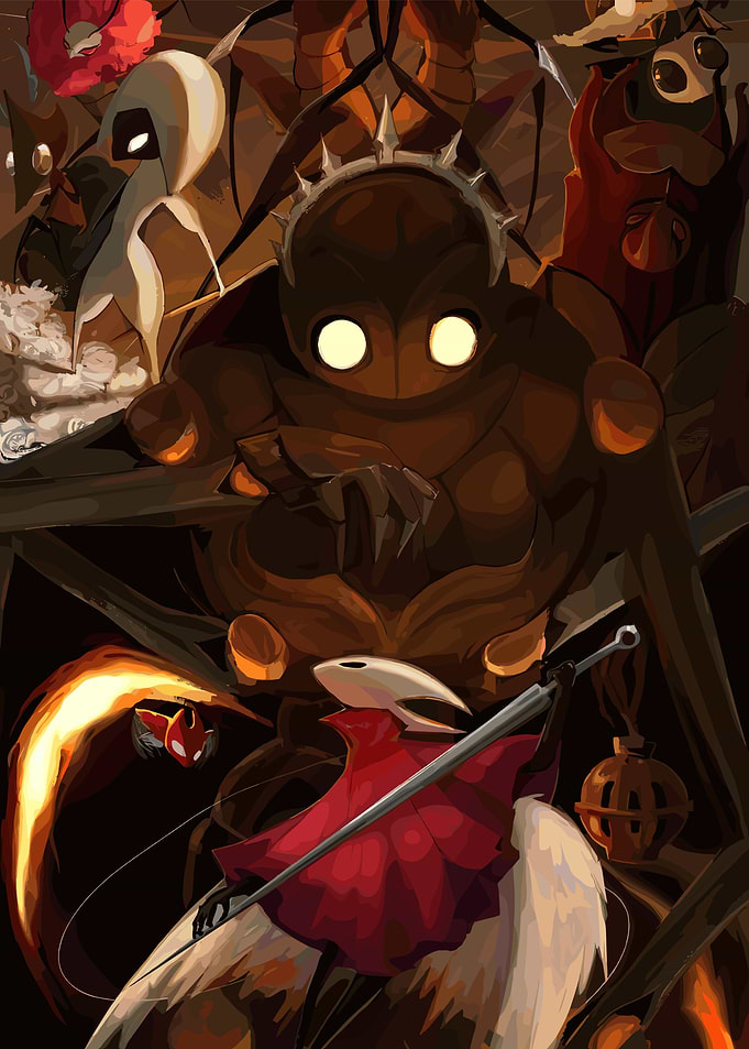 Hollow Knight Characters Digital Art