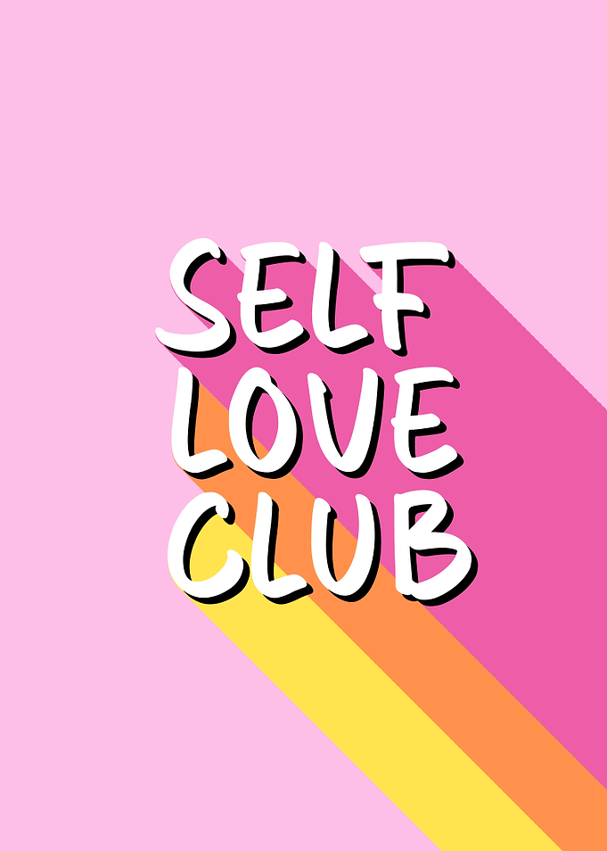 Self Love Club Pink Graphic