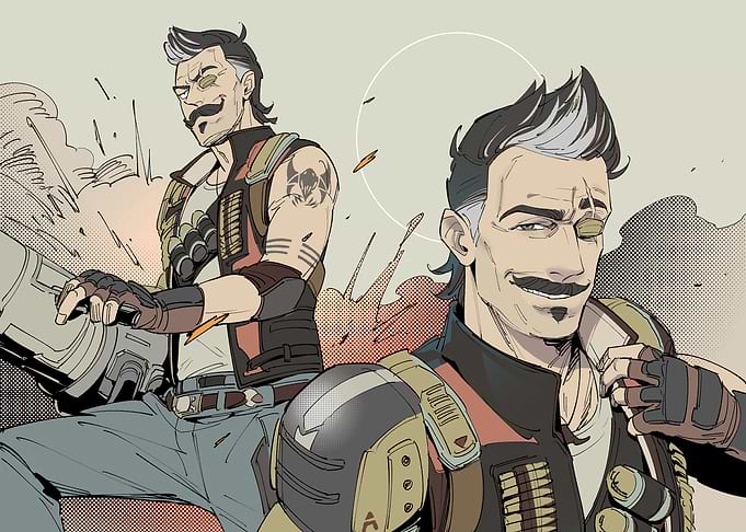 Fuse Apex Legends Character Illustration