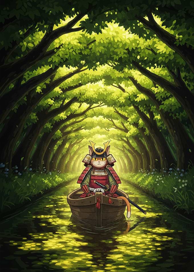 Samurai Cat Boat