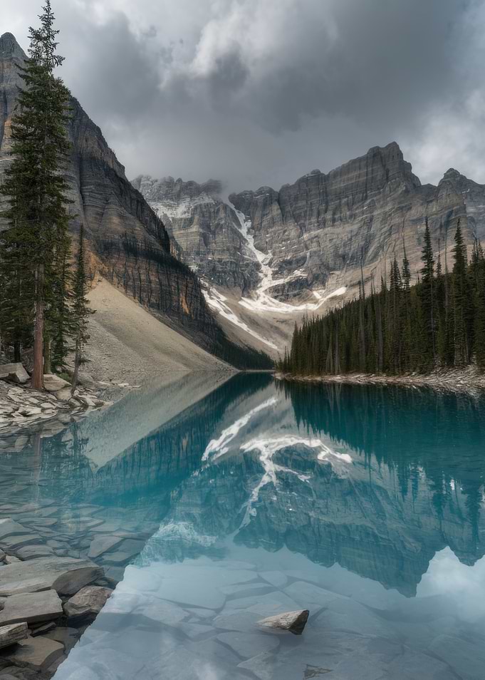 Moraine Lake Reflection in Banff National Park
