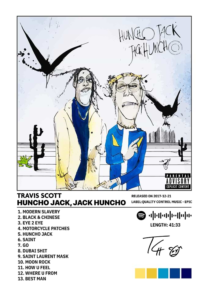 travis scott Huncho Jack, Jack Huncho Album Art