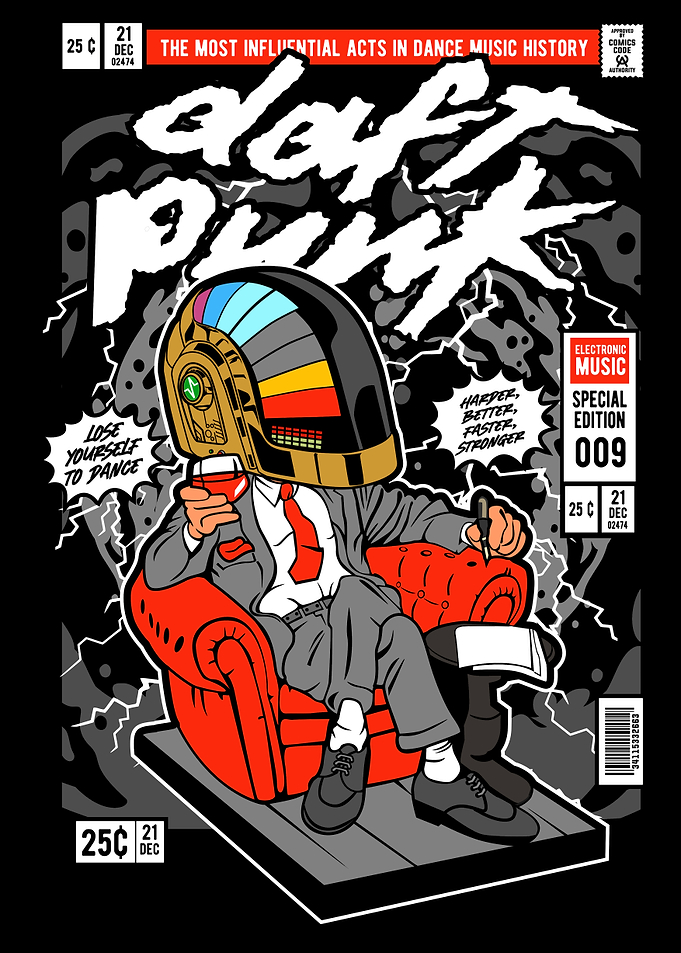 Daft Punk Comic Book