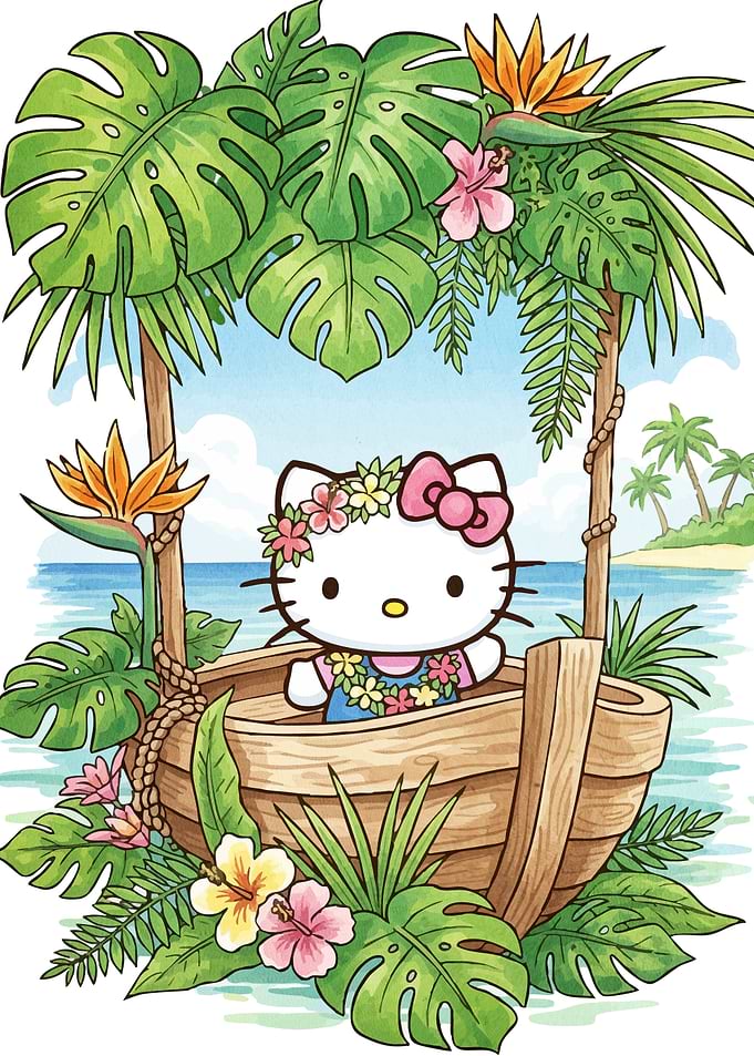 Hello Kitty Tropical Boat Adventure
