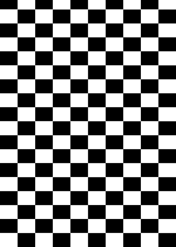 Black and White Checkerboard Pattern