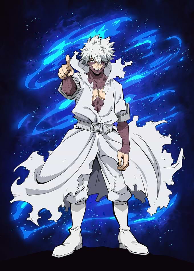 Dabi's Incinerating Blue Flames