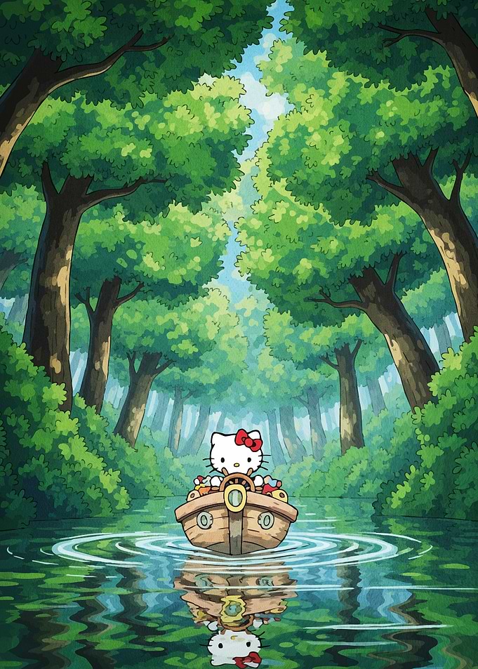 Hello Kitty River Boat