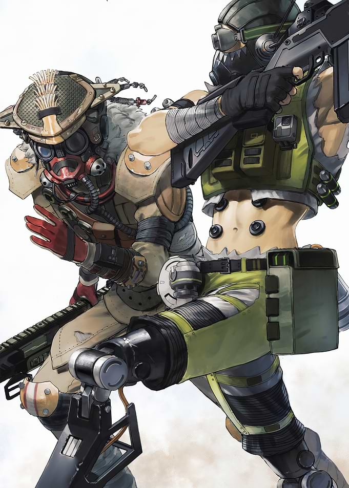 Apex Legends: Bloodhound and Octane
