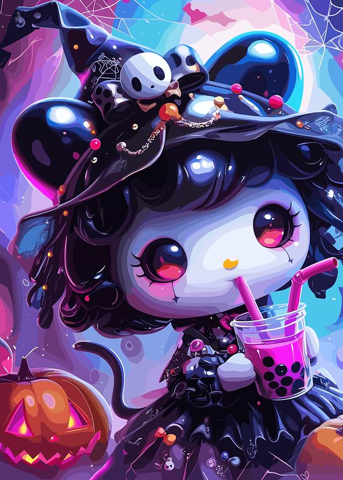 Cute Halloween Hello Kitty