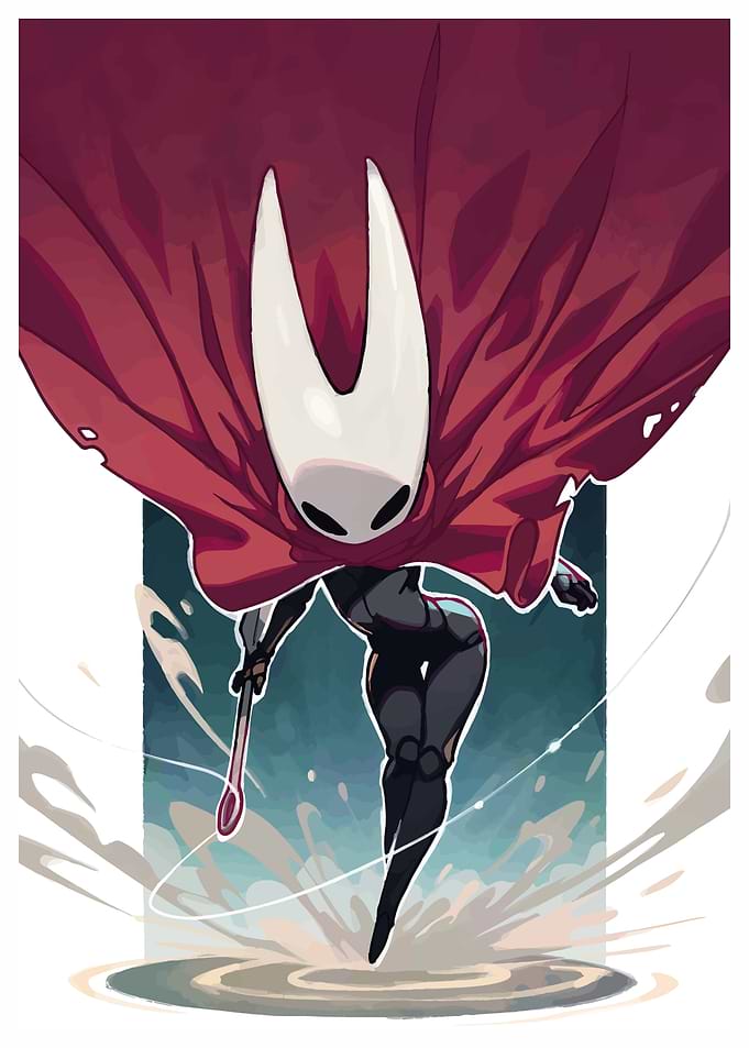 Hornet from Hollow Knight illustration
