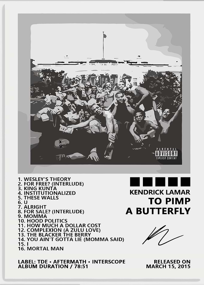 Kendrick Lamar To Pimp A Butterfly Album