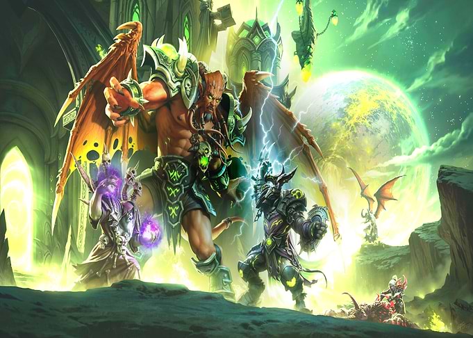 Epic Fantasy Battle Scene