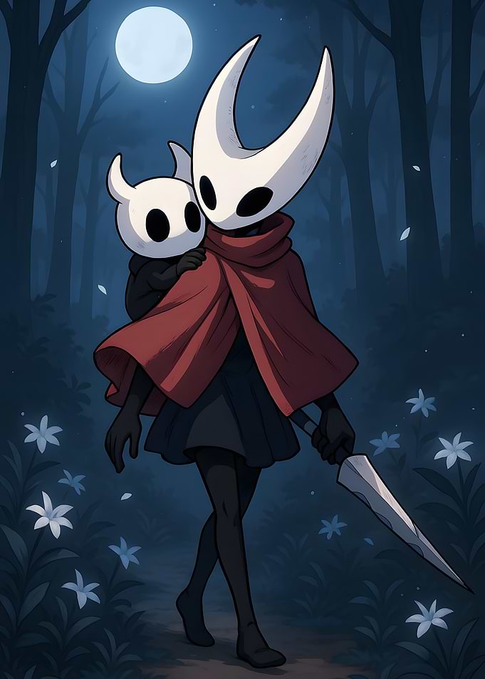 Hornet and The Knight in Forest