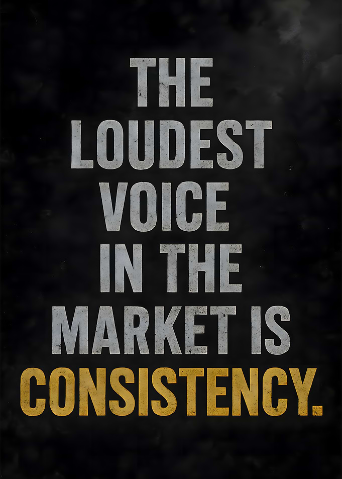 The Loudest Voice In The Market Is Consistency