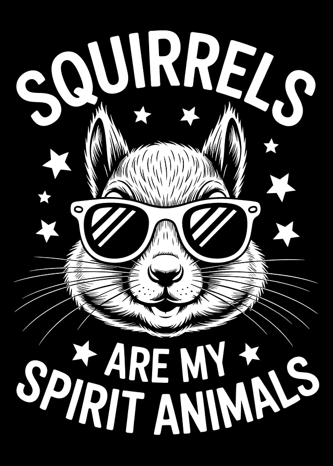 Squirrels are my spirit animals