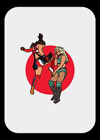 Flying Knee Strike - Pro Wrestling