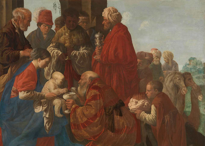 Adoration of the Magi Painting