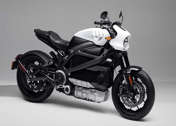 LiveWire Electric Motorcycle Studio Shot