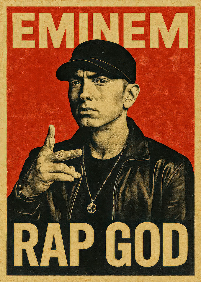 Eminem Rap God Poster