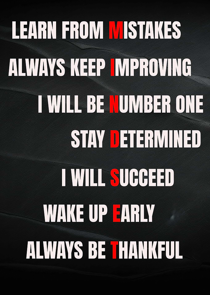 Mindset Motivational Poster
