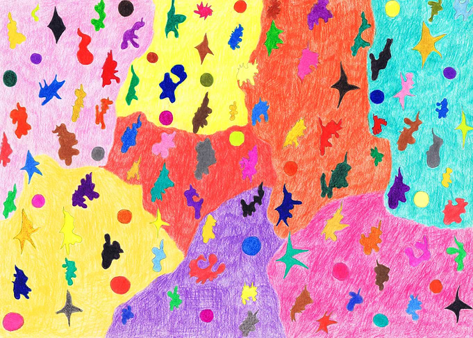 Cosmic Confetti - Celebration of Color
