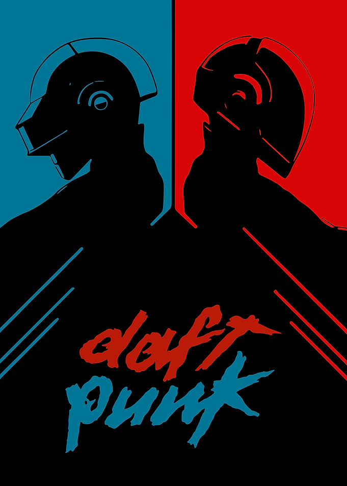 Daft Punk Silhouette