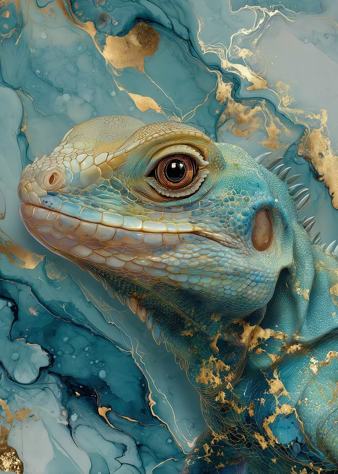 Iguana Portrait