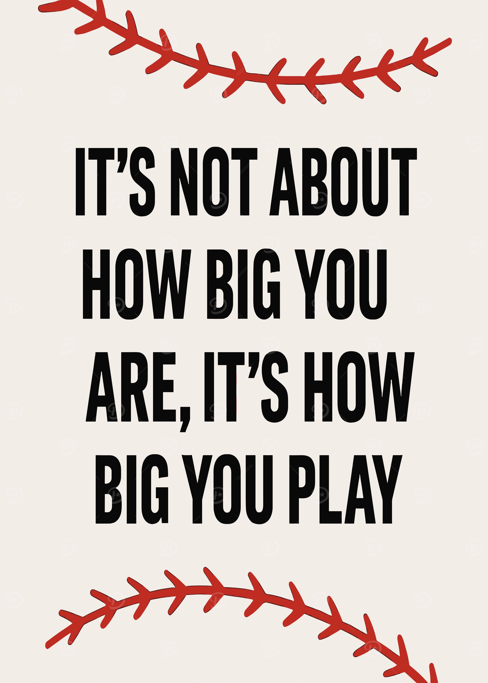 Baseball Motivational Quote Poster