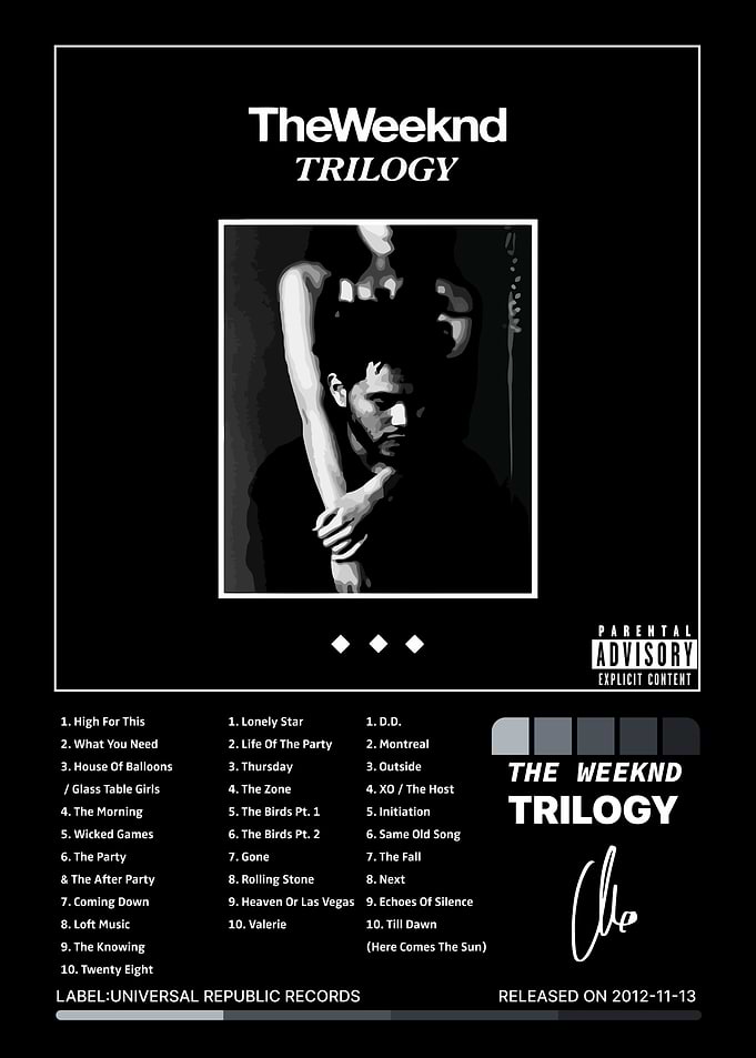 The Weeknd Trilogy Album Cover