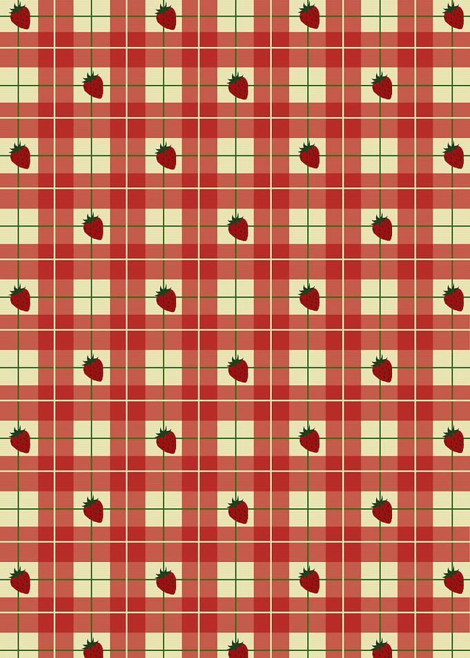 Strawberry Picnic Pattern