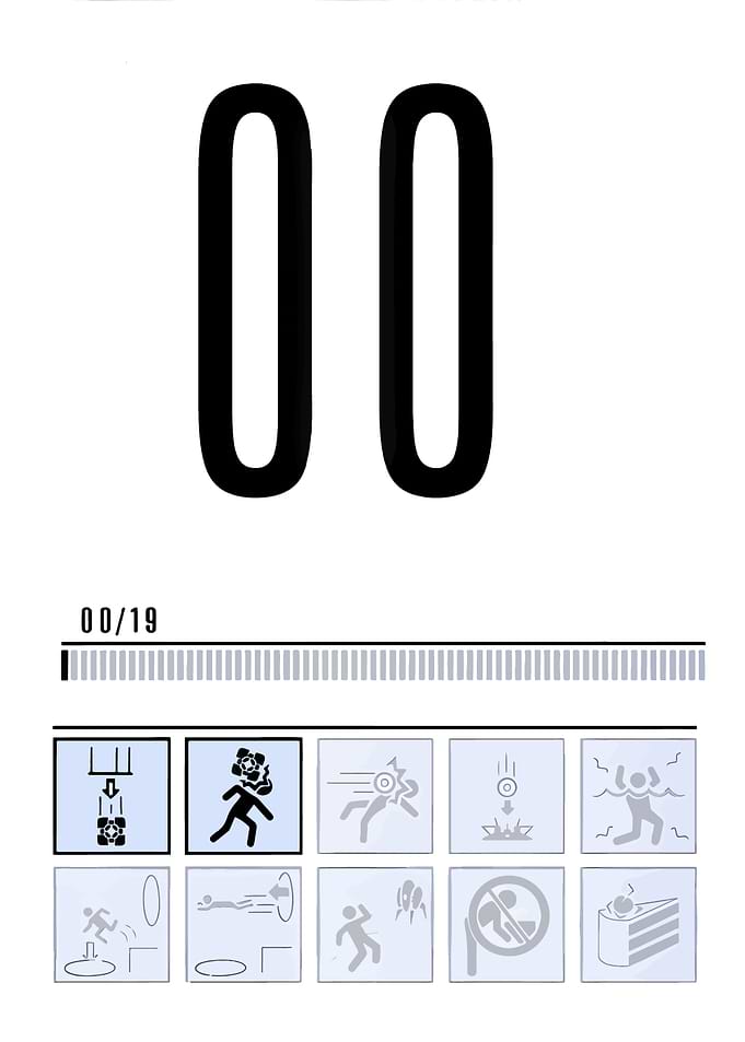 Portal 2 Challenge Mode Icons