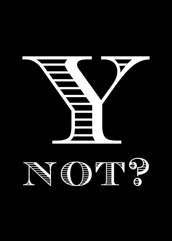 Y Not? Typography Art