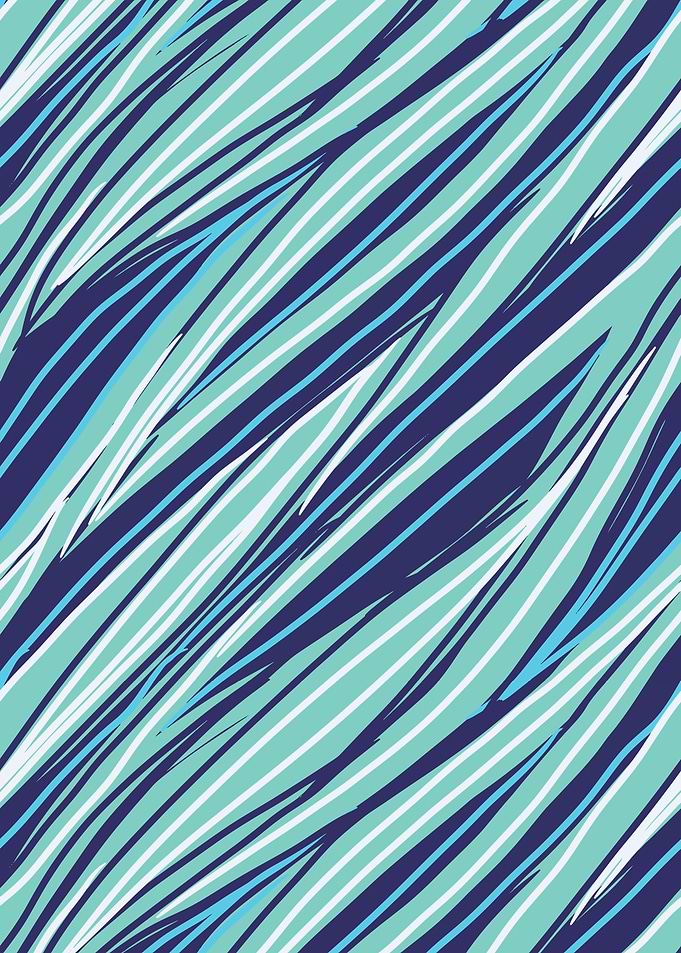 Abstract Blue and White Striped Pattern