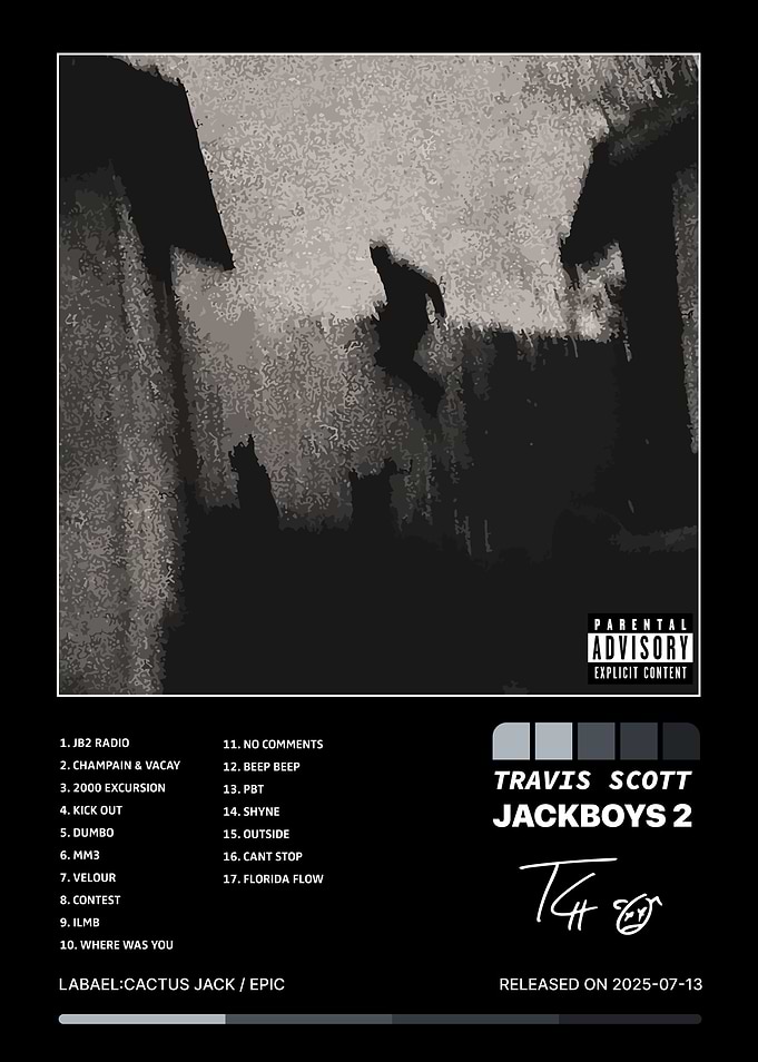 Travis Scott JACKBOYS 2 Album Cover