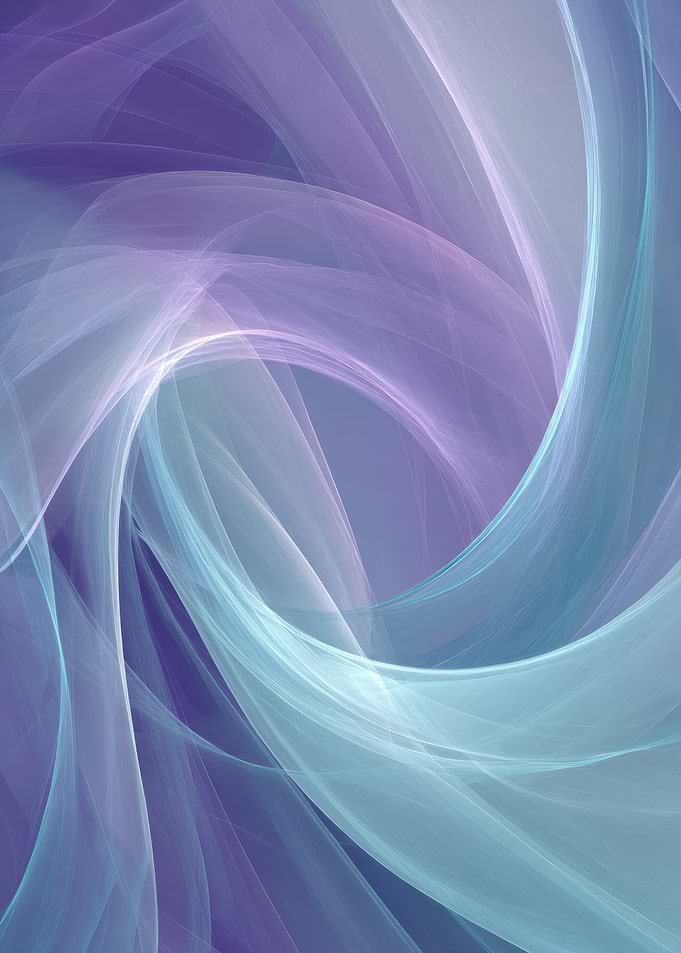Abstract Swirls of Blue and Purple