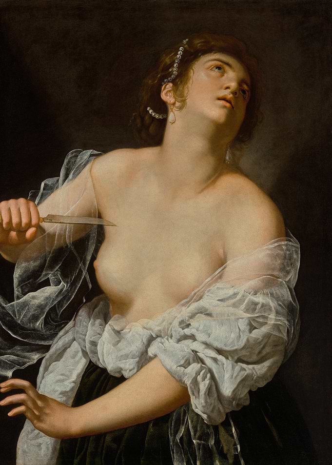 Artemisia Gentileschi – Lucretia (c. 1620–1621) | Baroque Masterpiece of Tragedy and Strength