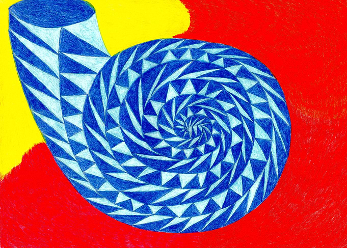 Spiral Journey - Geometric Shell