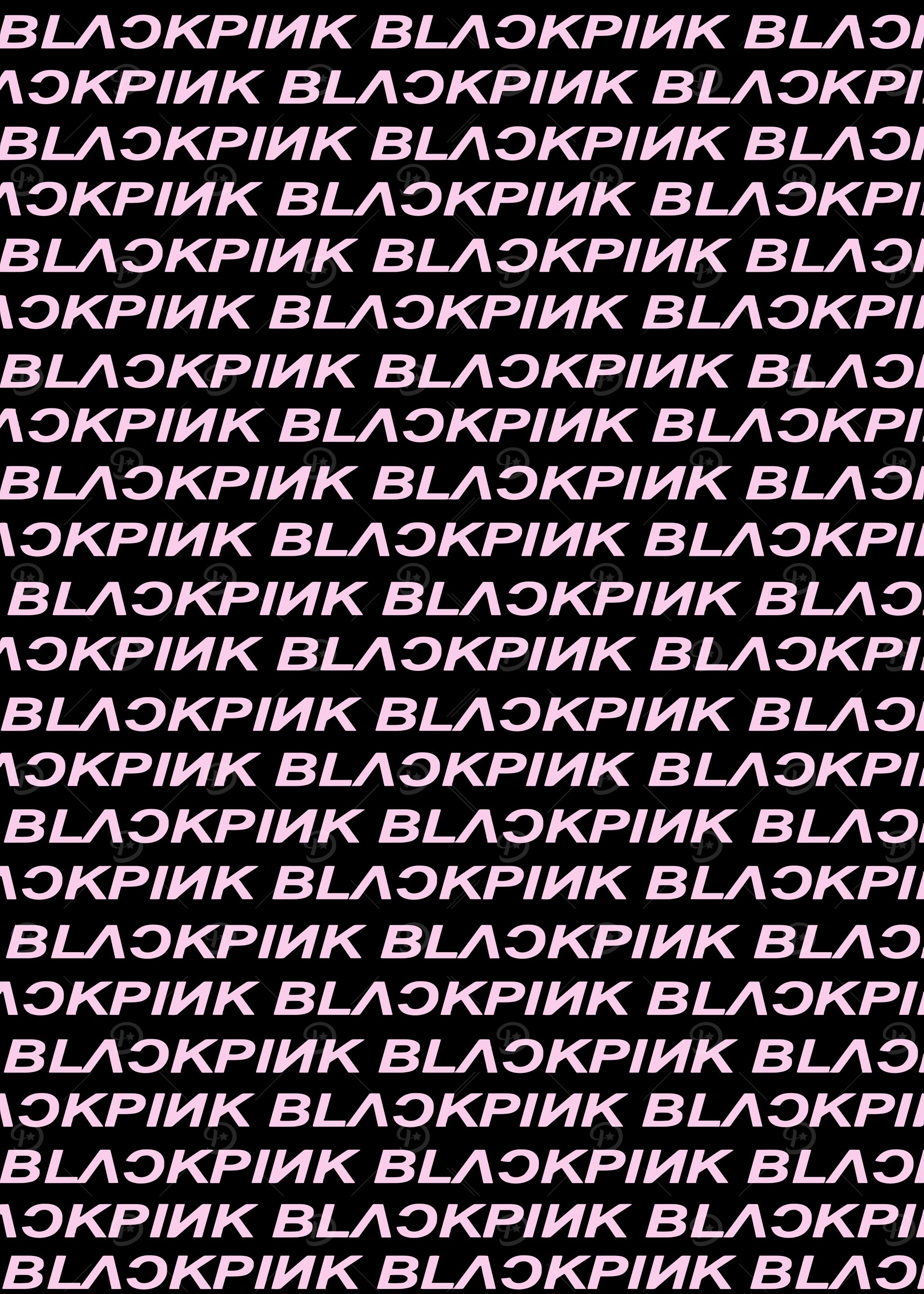 BLACKPINK Text Pattern