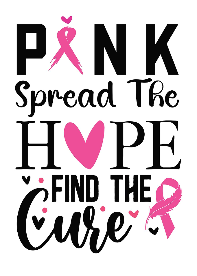 Pink Ribbon Breast Cancer Awareness Design
