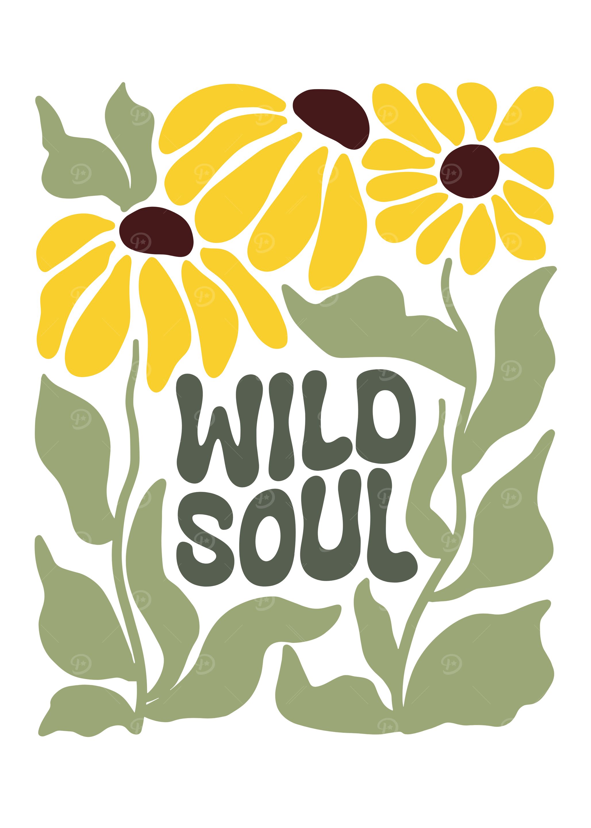 Wild Soul Floral Illustration