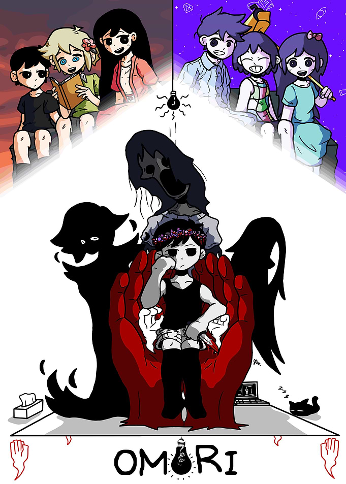 Omori Game Illustration