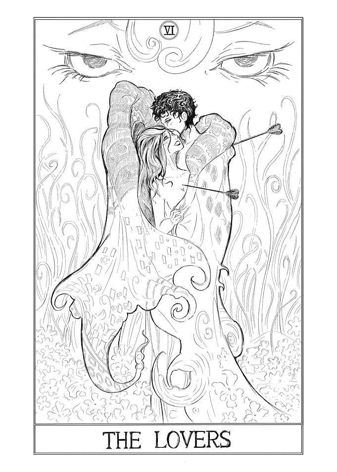 06 'The Lovers' - Tarot Card