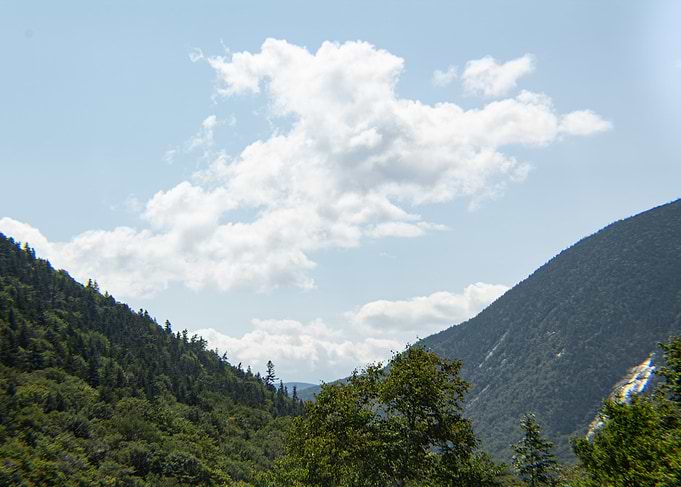 Lush Green Mountain Valley Landscape