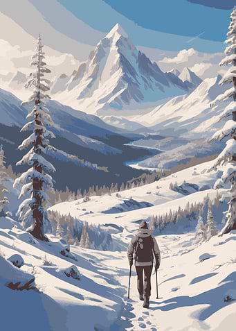 Winter Mountain Hike