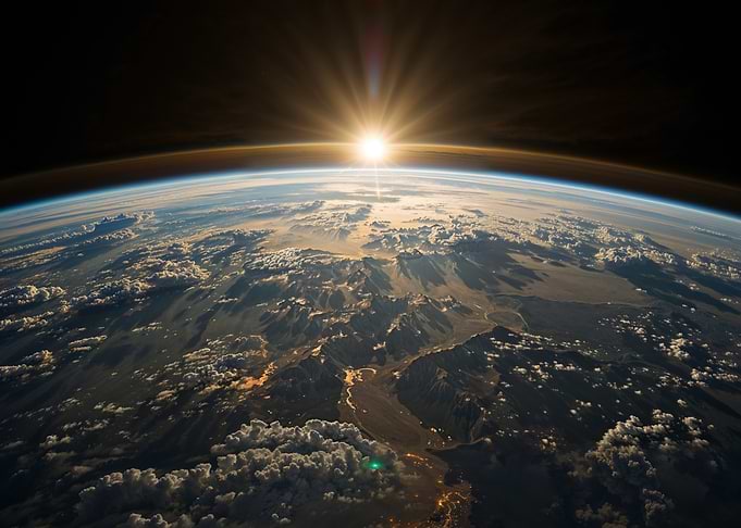 Earth Sunrise from Space