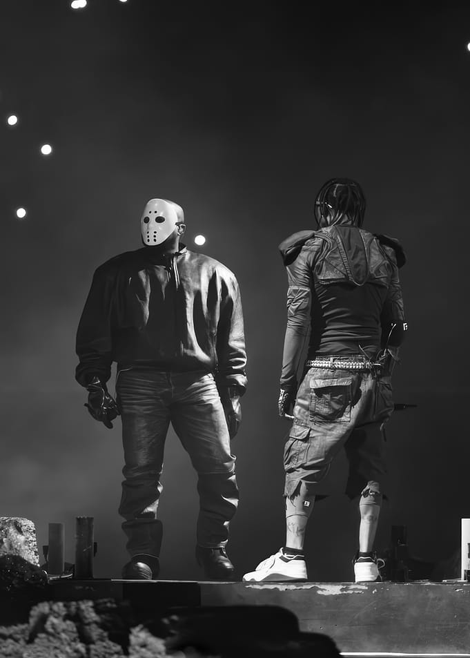 Travis Scott and Kanye West